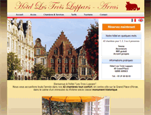 Tablet Screenshot of hotel-les3luppars.com